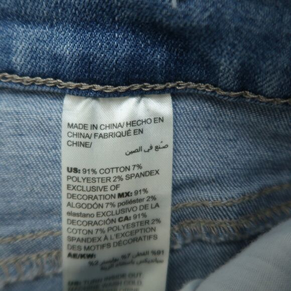 Chico's Jeans Womens Size 1R US-8R Blue Mid-Rise Jegging Denim 28"Inseam Stretch - Picture 10 of 16